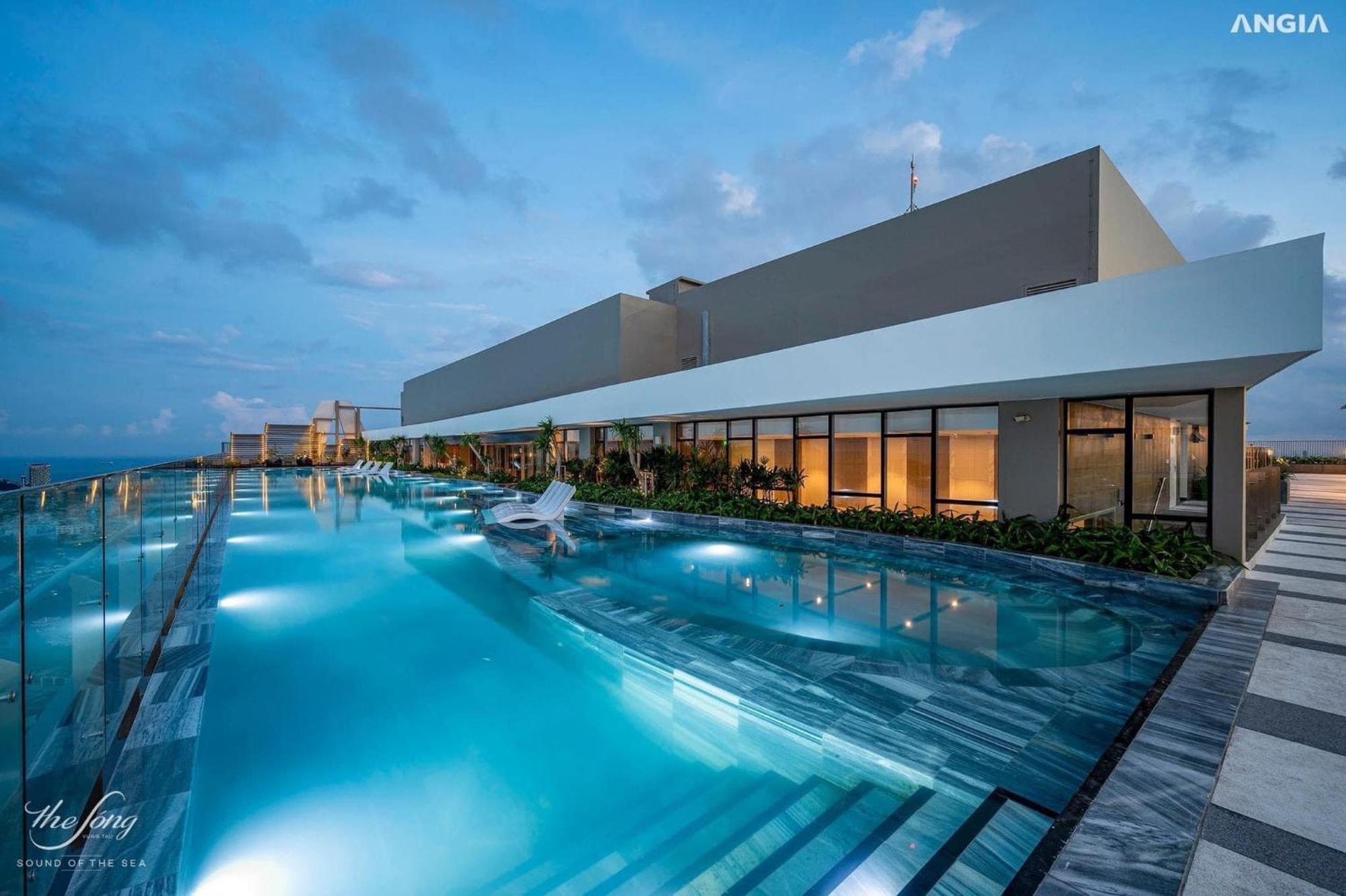 Căn Hộ The Sóng Vũng Tàu Hồ Bơi Vô Cực,Công Viên Nước Trẻ Em Miễn Phí-infinity Pool Free Ngoại thất bức ảnh